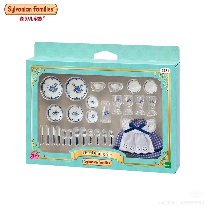 Sylvanian Families Dollhouse Furniture Set Miniature Simulation Dolls Accessories DIY Toys Girls 4