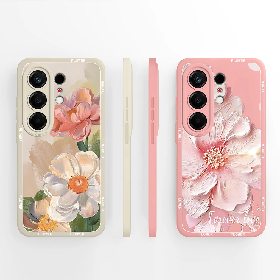 Love Heart Flower Shockproof Fashion Protective Case