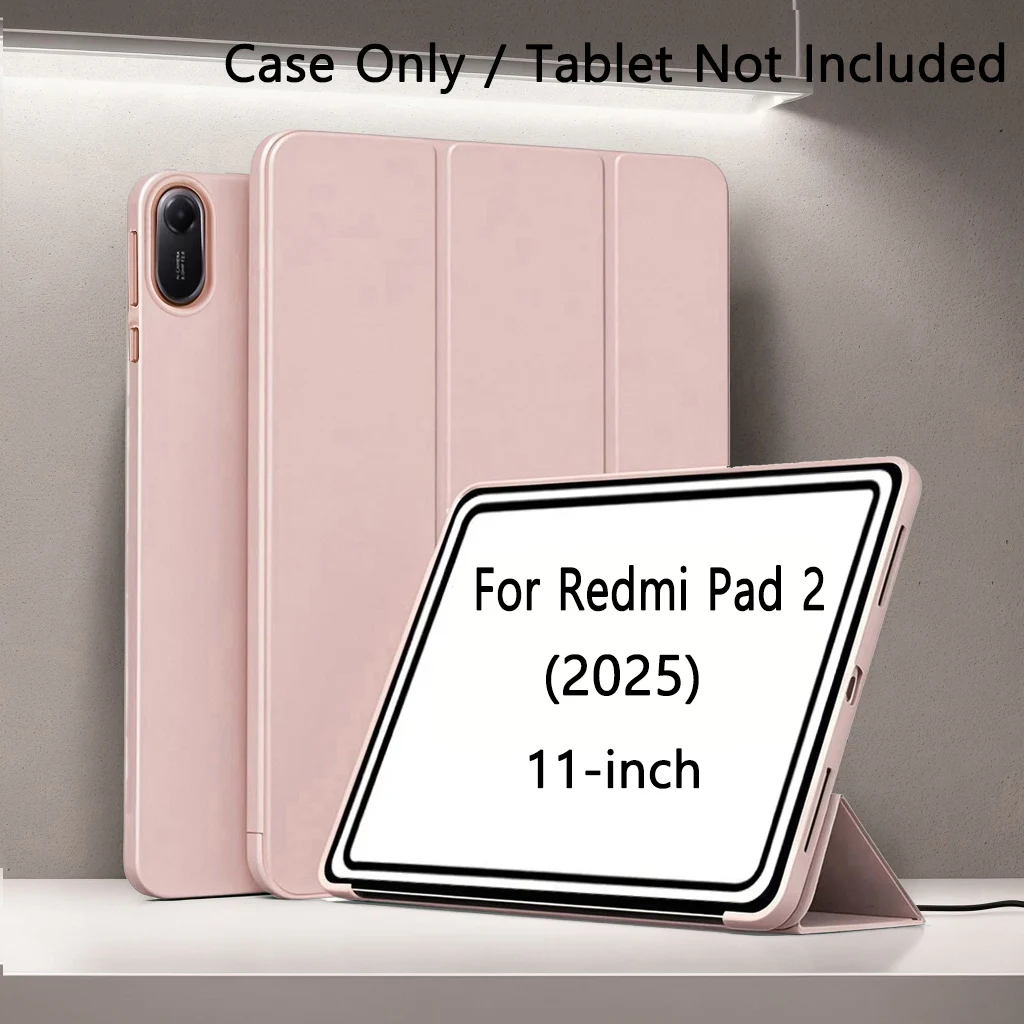 11-Inch Magnetic Flip Smart Cover with Trifold Stand and Shockproof Soft Silicone Case