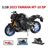 Maisto 1:18 2023 Yamaha MT10 SP Static Die Cast Vehicles Collectible Hobbies Motorcycle Model Toys 1