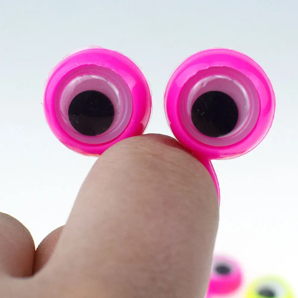 30Pcs 아이볼 링 핑거 장난감 어린이를위한 창의적 학습 대화 형 손가락 인형 파티 호의 교육 휴대용