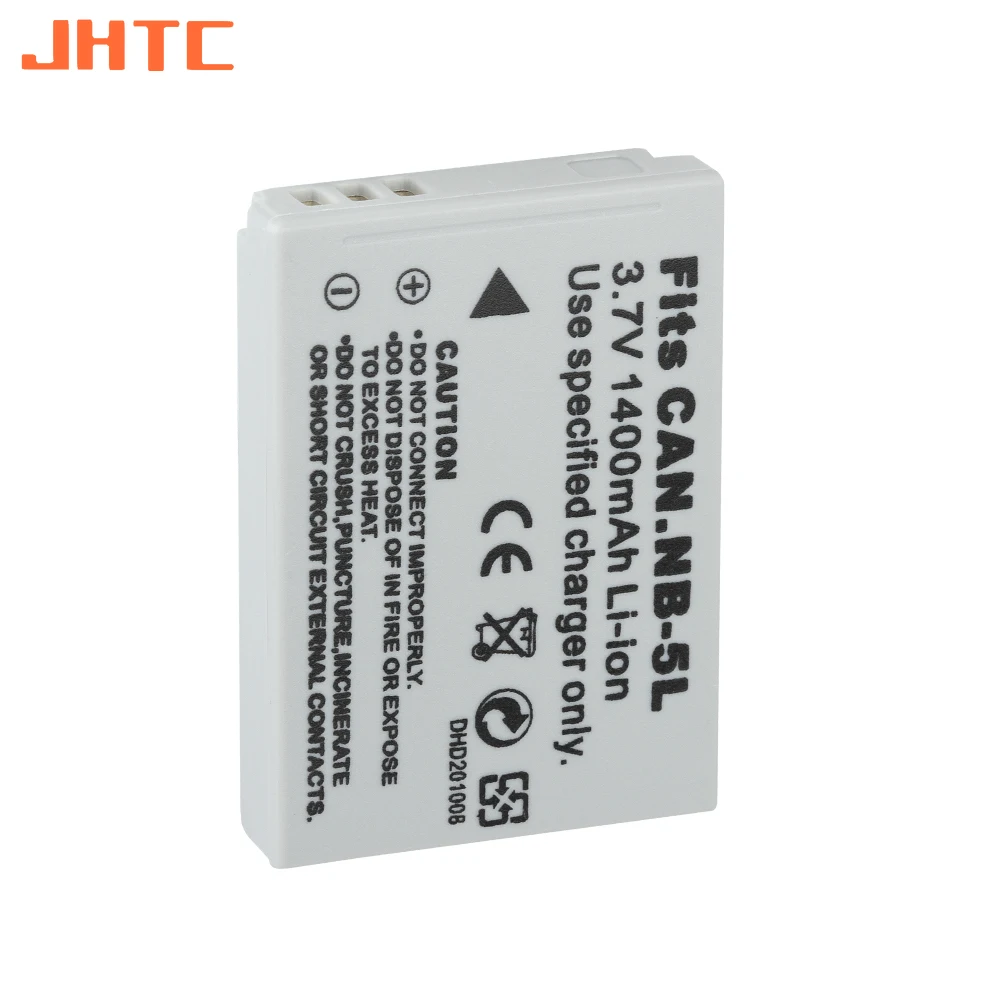 Batteria Jhtc Nb-5L Nb 5L Per Canon Sx200Is Sx210Is Sx220Hs Sx230Hs Cb-2Lxe Shot S100 S110 Sd950 Sd 1400Mah Batteria Della Fotocamera