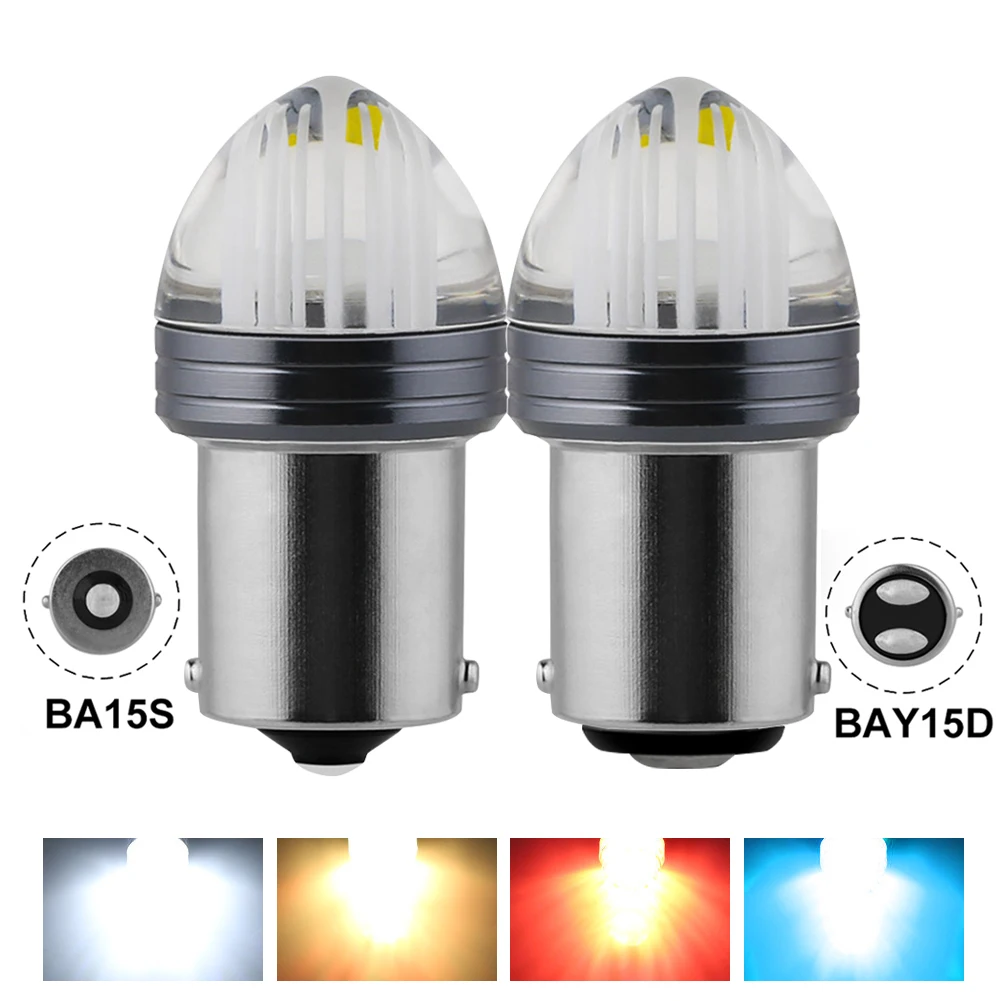 2PCS ���ο� 1156 P21W LED ���� 7506 P21/5W BAY15D 1157 BA15S LED �ڵ��� �극��ũ ����Ʈ �� ��ȣ ���� �ڵ� ��� ������ ���� ����