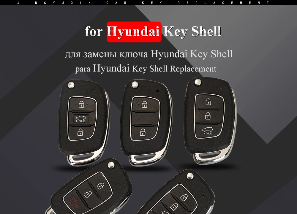 Keyforkess Shell chiave a distanza per auto a vibrazione orizzontale per Hyundai Solaris Creta Ix25 Kona Tucson Sonata I40 Elantra Ix35 I20 Ix45 2019 - Se2fafae0453443fcbf8b4aebc547d858z