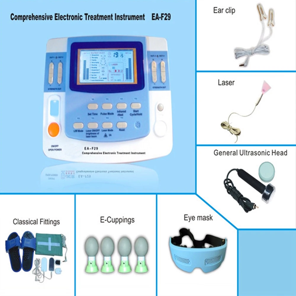 

EA-VF29 Laser Physiotherapy Arthritis Ultrasound Tens Electrical Stimulator Full Body Physical Therapy Massager Ultrasonic