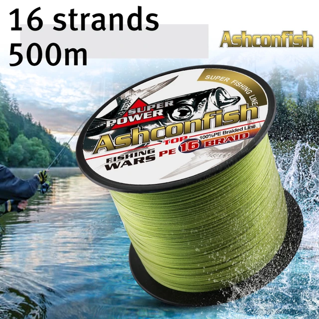 16 Strands 500m/547yads Hollow Core Power PE Braided Fishing Line