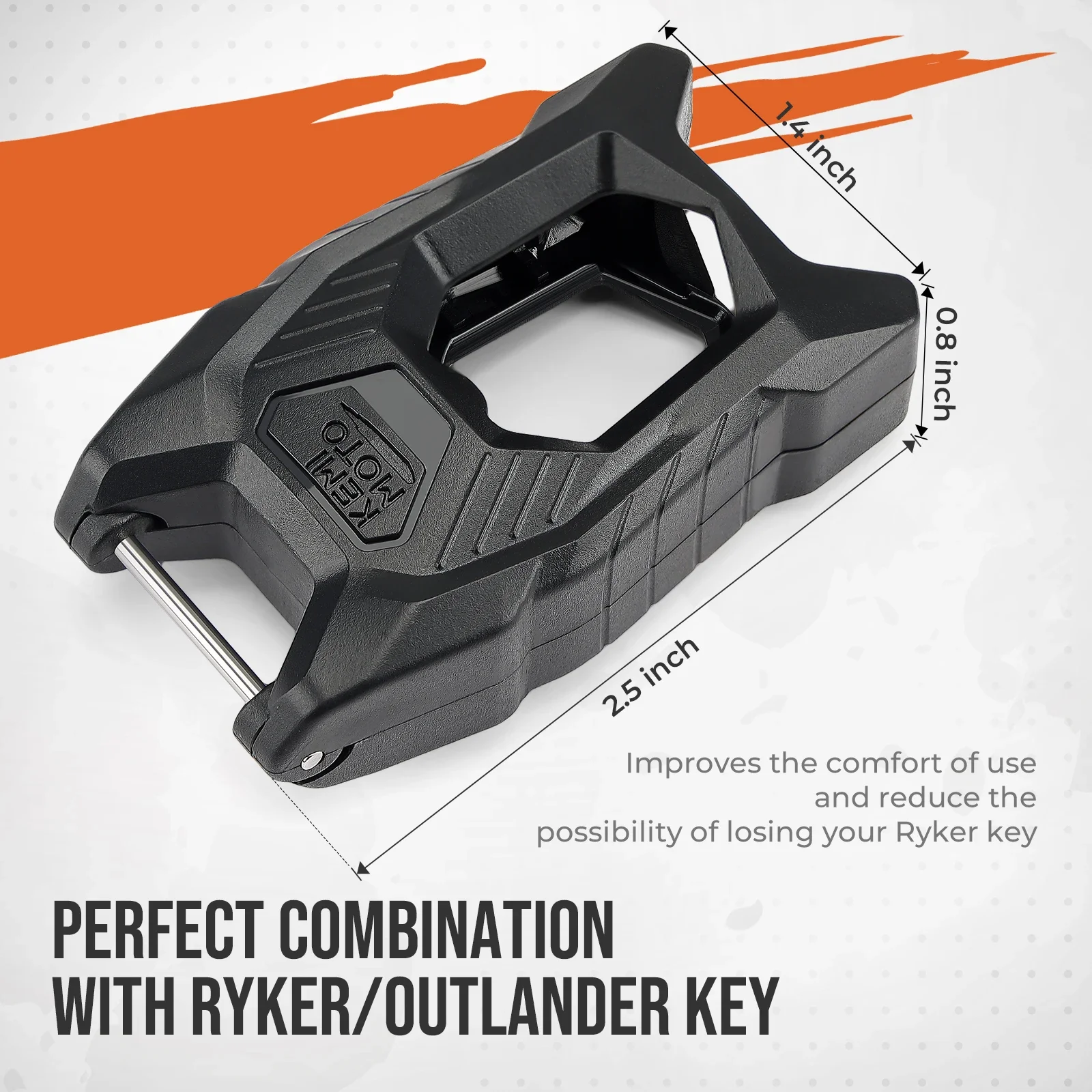 KEMIMOTO Accessories Key Shell Holder Case for Can-Am Ryker 600 900 Sport Rally Can am Outlander 1000 XMR brp
