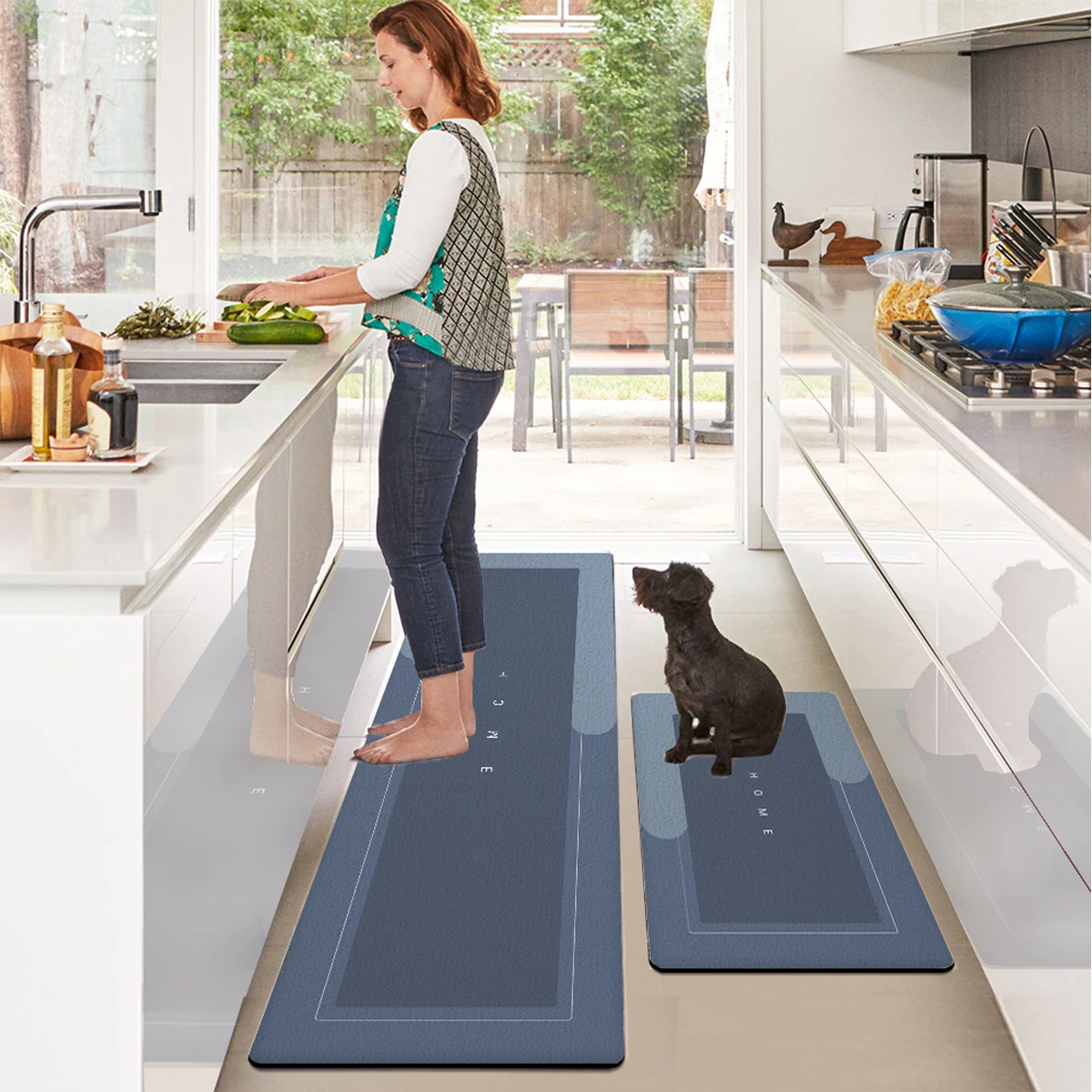 Super Absorbent Kitchen Floor Mat Diatom Mud Pad Anti-Slip Long Strip Carpet