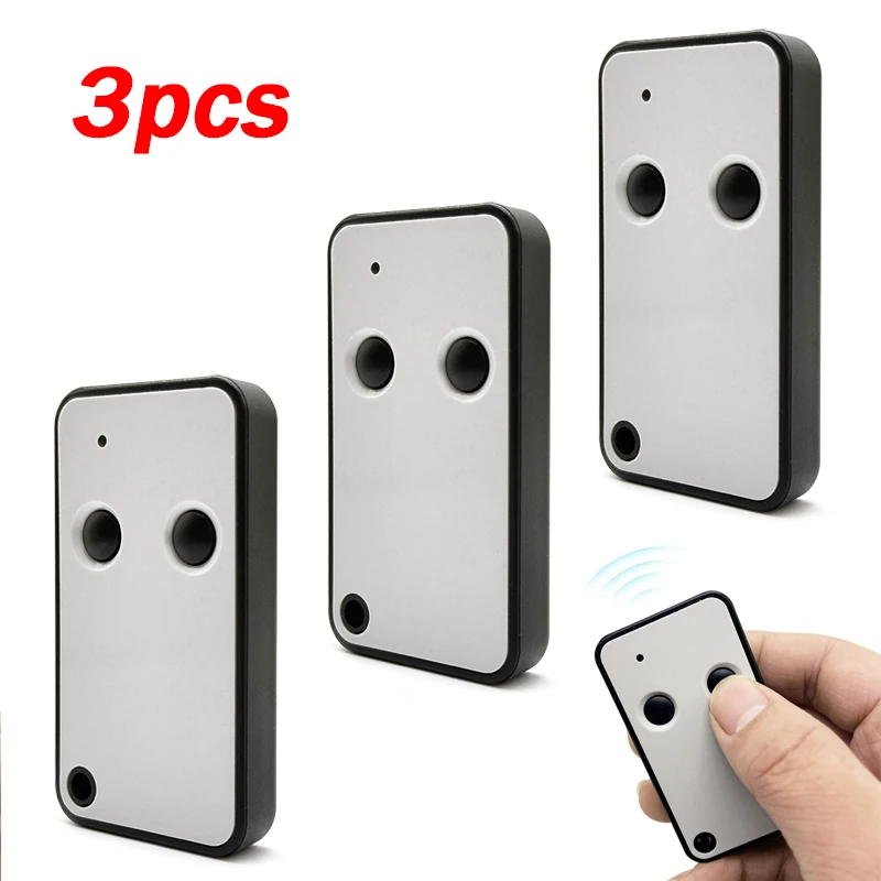 New ROGER E80/TX52R/2 E80/TX54R/2 Garage Door Remote Control Duplicator ROGER E80 TX52R Keychain Gate Transmitter 433.92MHz