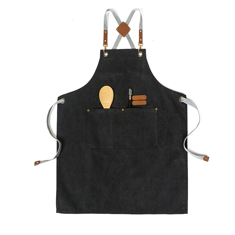 Premium Cotton Apron with Customizable Logo