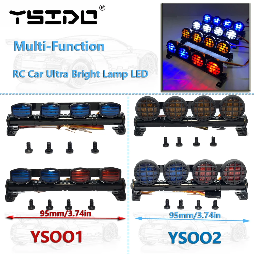 LAFEINA Multifunzione LED Polizia Flash Light Bar Lampada per 1