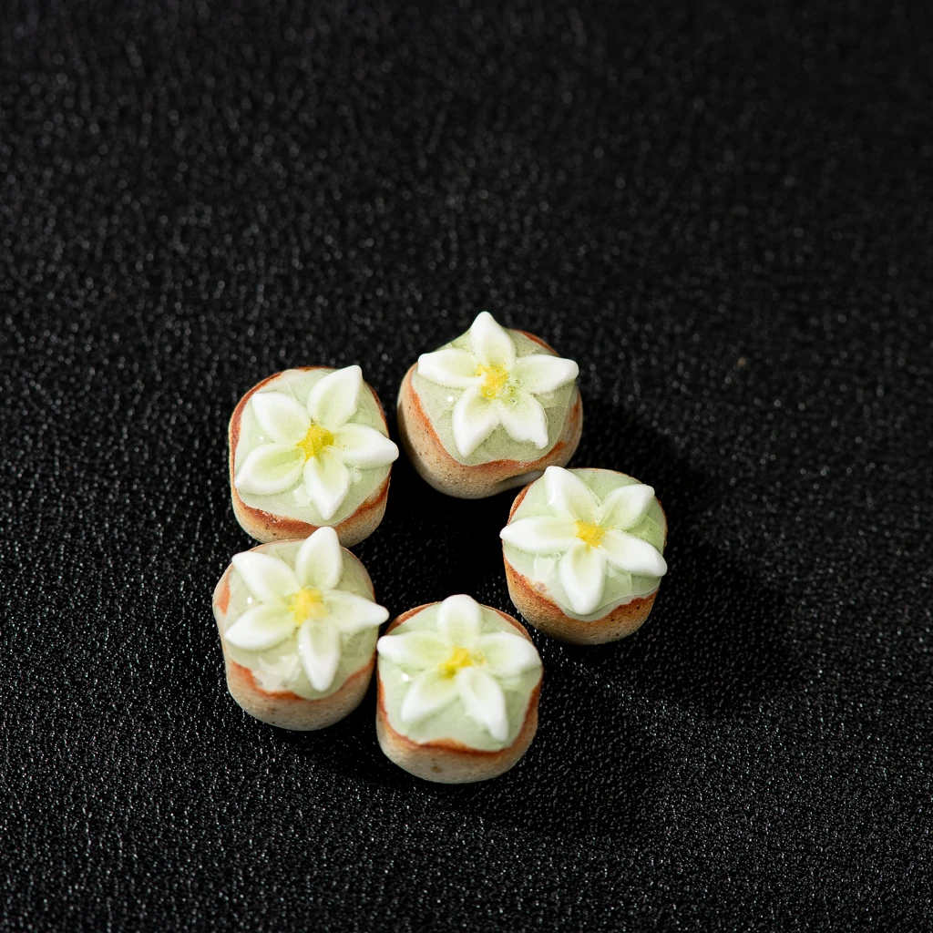 Handmade Ton Kleine Blume Perlen Porzellan DIY Schmuck Machen Zubehör Z040 Perlen Für Schmuck Machen – Detail 8