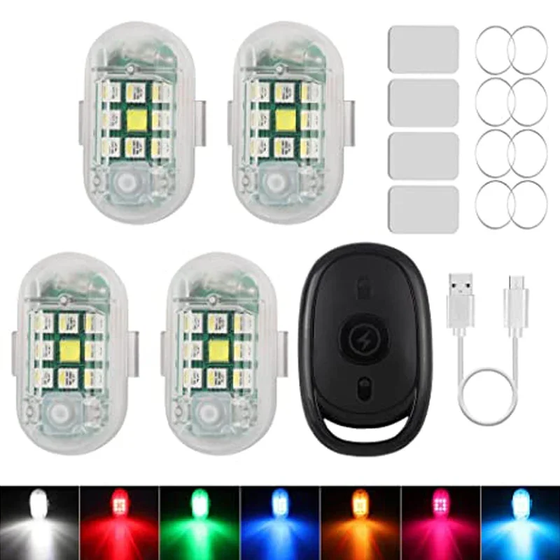 Luce Posteriore Bicicletta Fanale Posteriore Bici USB Ricaricabile - LED Lampeggiante, Impermeabile, Per Sicurezza Resistenza Frecce Led Moto