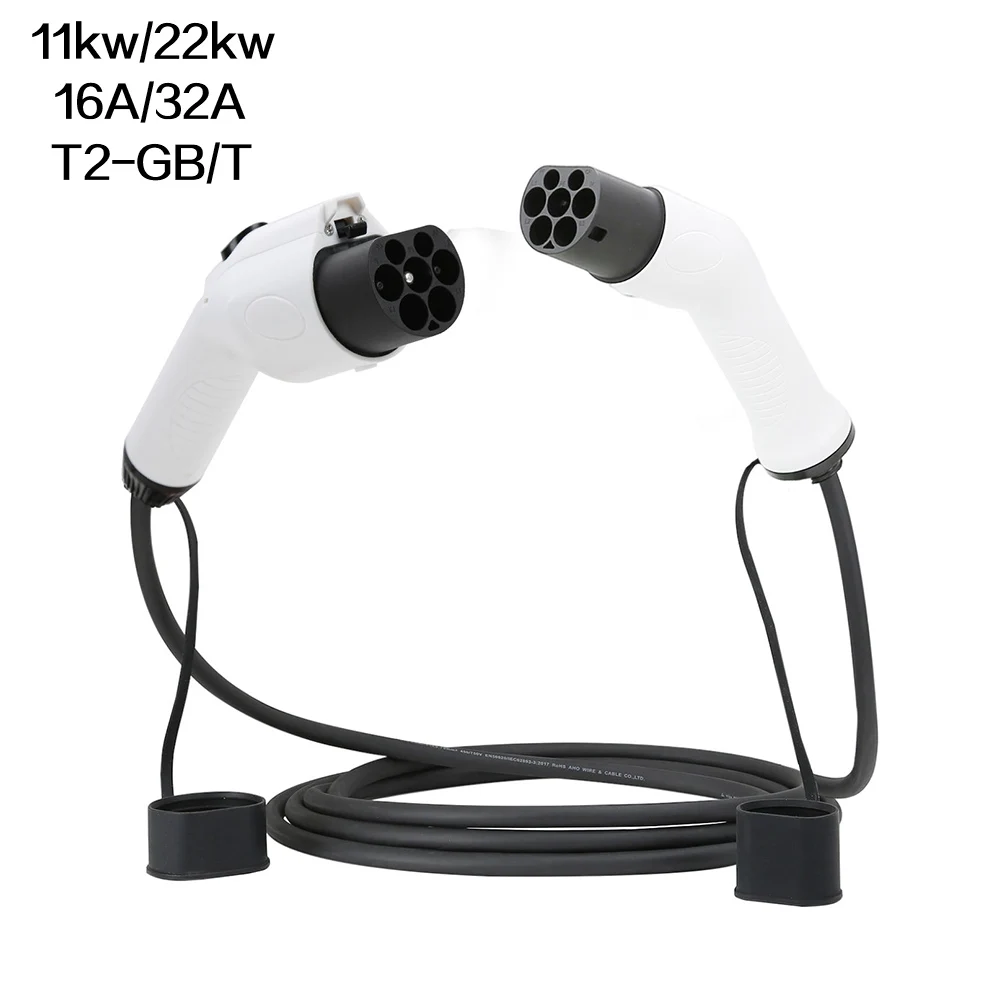 

11kw 22kw 16A 32A Type 2 to GB/T Electric Vehicle Ev Charging Cable with 5m