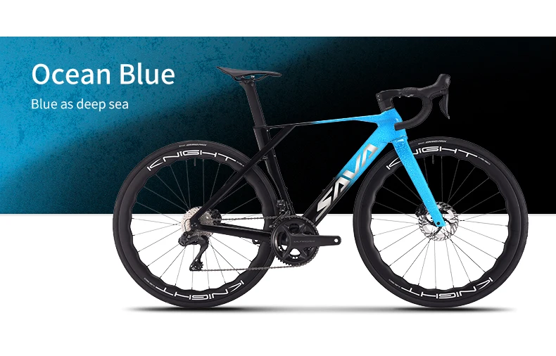 SAVA nueva hoja SLR8 C60 bicicleta de carretera de fibra de carbono, bicicleta DI2 para adultos 700C con componentes SHIMANO ULTEGRA Di2 R8170 bicicleta de carreras de alta gama