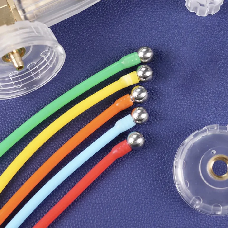 24Cm Rainbow Gravity Ball Pipetta Snow Foam Pot Rainbow Straw Pipetta Colorata Per Karcher Lavor Parkside Autolavaggio Ad Alta Pressione