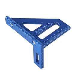 3D Multi-Angle Carpentry Square and Protractor Tool - 1pcs (Blue)