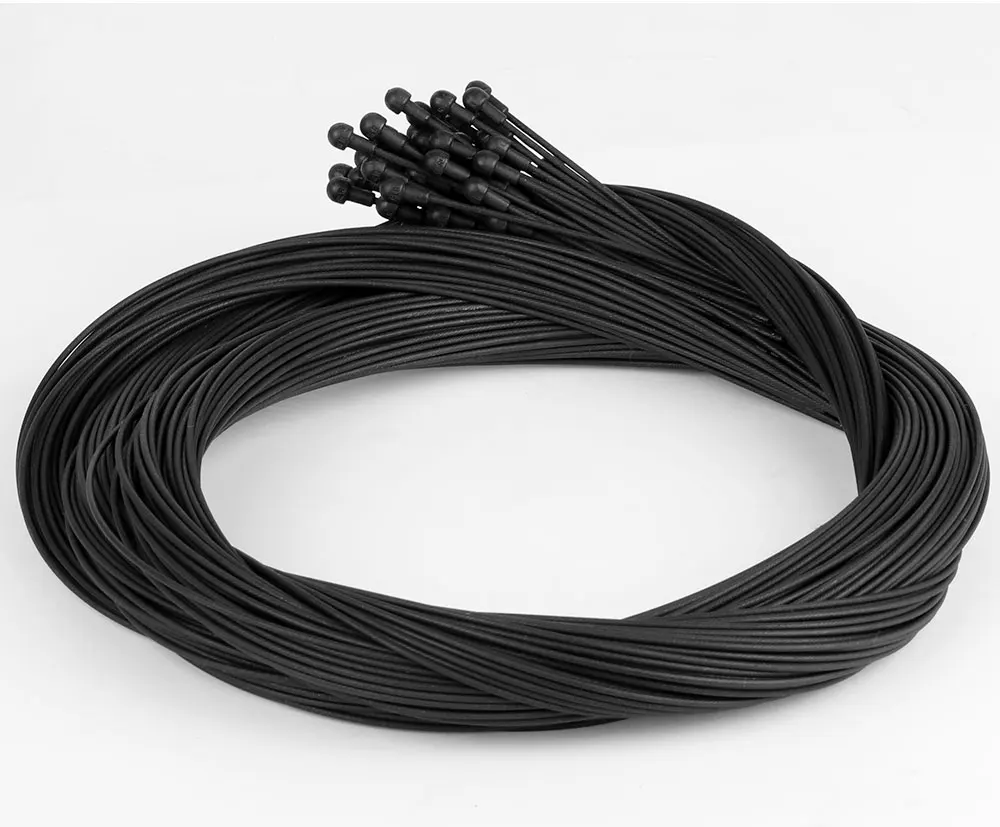 Fahrrad PTFE-beschichtete Edelstahl-Bremsleitungen MTB Rennrad Kohlenstoffstahl-Draht mit Kappe Universelle Schaltzug-DIY-Kit – Detail 4
