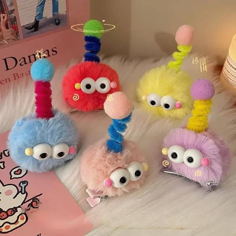 Рисунок 4 - Симпатичные плюшевые заколки для волос с шариками
