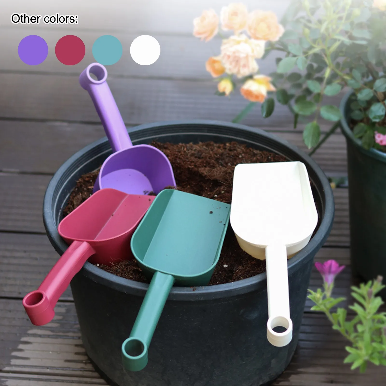 Small Plastic Garden Shovel Multifunctional Plant Shovel For Outdoor Garden Ingergonomic Garden Hand Shovel Tool Household Tools 2
