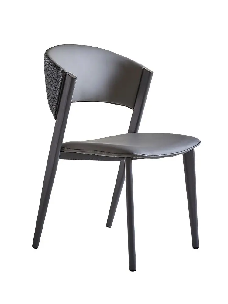 Nordic Modern Light Luxury Simple Style Small Family Armrest Armchair Leisure Chair Coffee Chair Dining Room