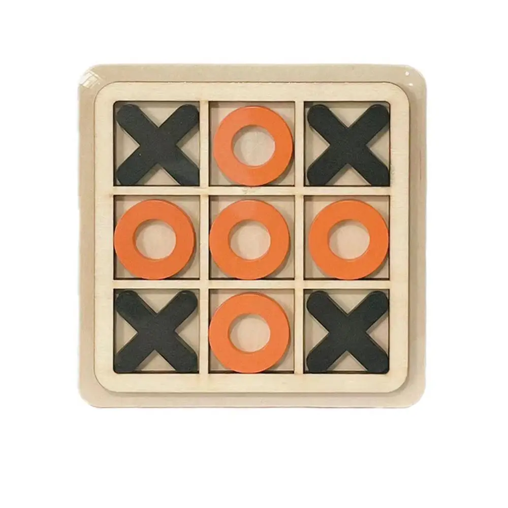  Meooeck 6 Pieces Wooden Tic Tac Toe Game for Kids Mini Board  Game XO Chess Board Game Family Children Puzzle Game Educational Toys for  Kids, Birthday Party Favors, Goody Bag Stuffers 