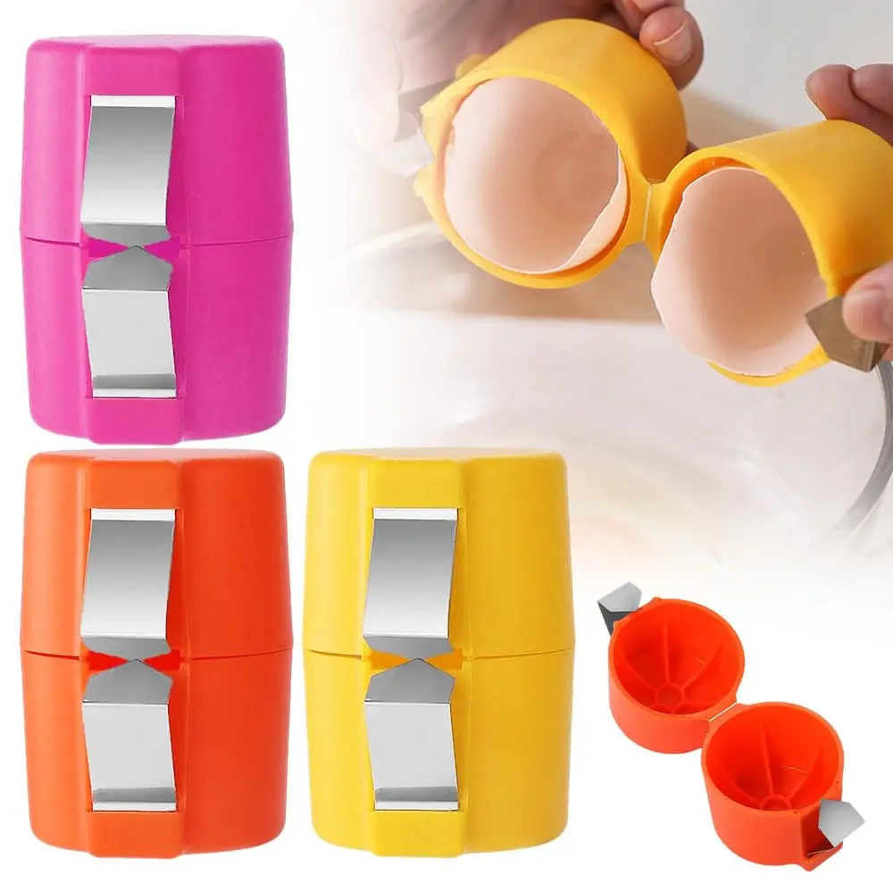 Egg Shell Opener Egg Cracker Tool EggShell Remover Kitchen Gadgets 3PCS egg shell opener egg separator eggshell separator