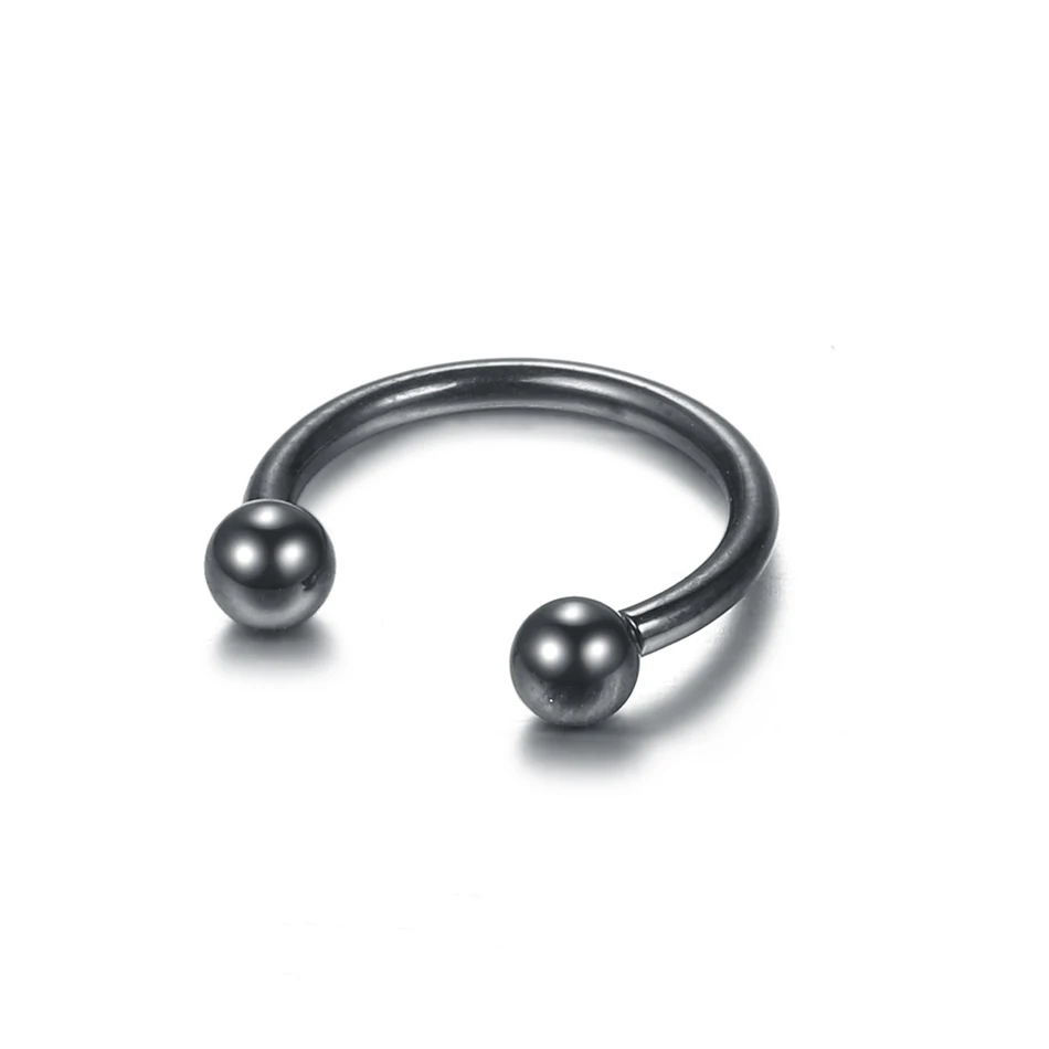 BodyBonita G23 Titanium Hoefijzer Septum Ringen - 3 stuks Neusringen Spikes Septum Sieraden Neuspiercing Conch Helix Rook Lip Kraakbeen Oorbel voor Vrouwen Mannen Goud 20G 8/10/12mm