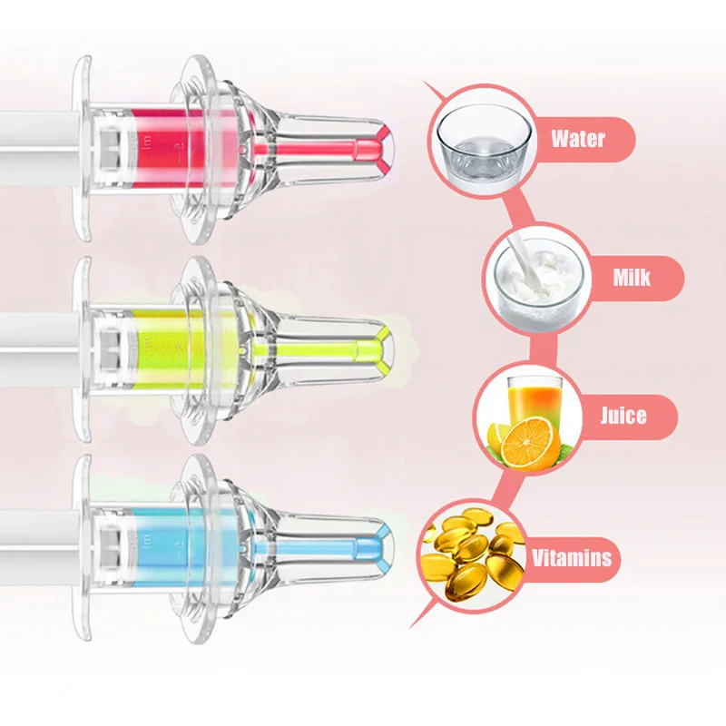 Anti-Choke Baby Medicine Feeder Newborn Kids Smart Medicine Dispenser Needle Feeder Squeeze Children Medicine Dropper Dispenser 2