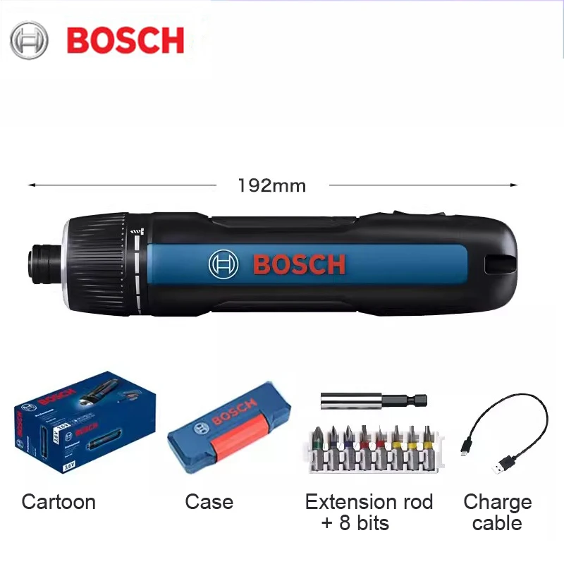 Bosch Go 3 Mini Cacciavite Elettrico Trapano Elettrico Professionale 3.6V Batteria Agli Ioni Di Litio Cacciavite A Batteria Ricaricabile Usb
