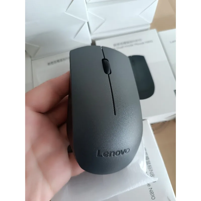 레노버 2.4GHz 5.0 무선 블루투스 듀얼 모드 마우스 N810 인체공학적 사무용 휴대용 노트북 무선 마우스