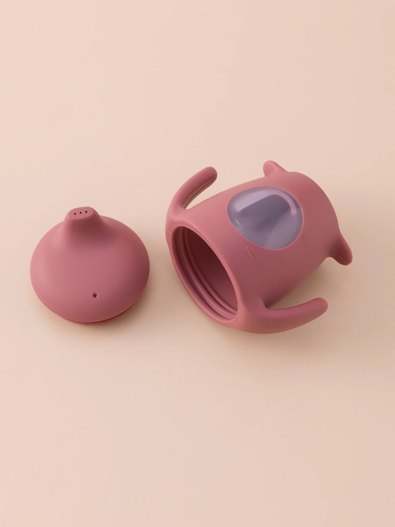 1PCS 펭귄 모양 실리콘 베이비 컵 BPA 무료 누출 방지 Sippy 컵 투명 물병  훈련 마시는 컵