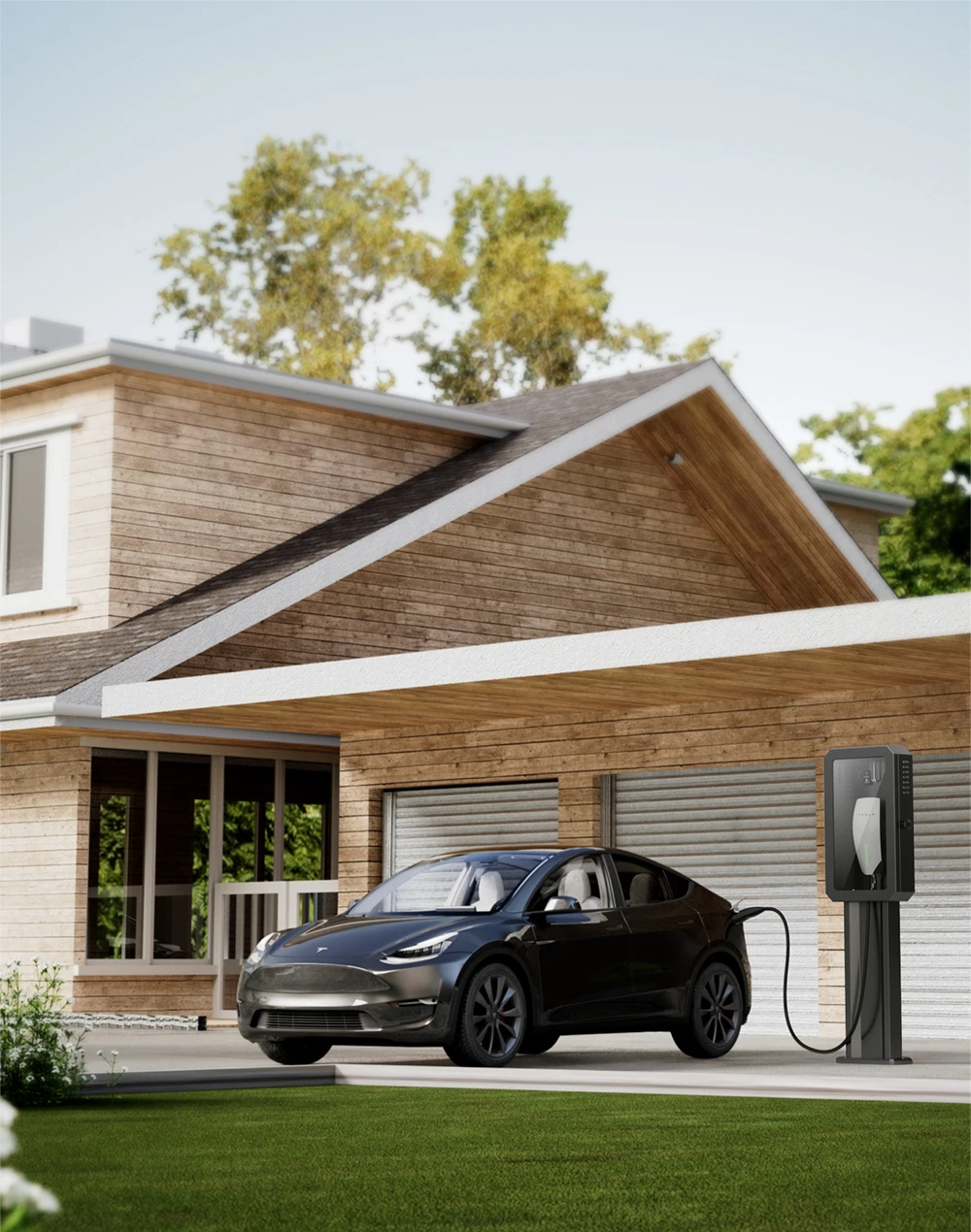 YZ for Tesla model 3 Y X S charging pile protection box Charging box protection