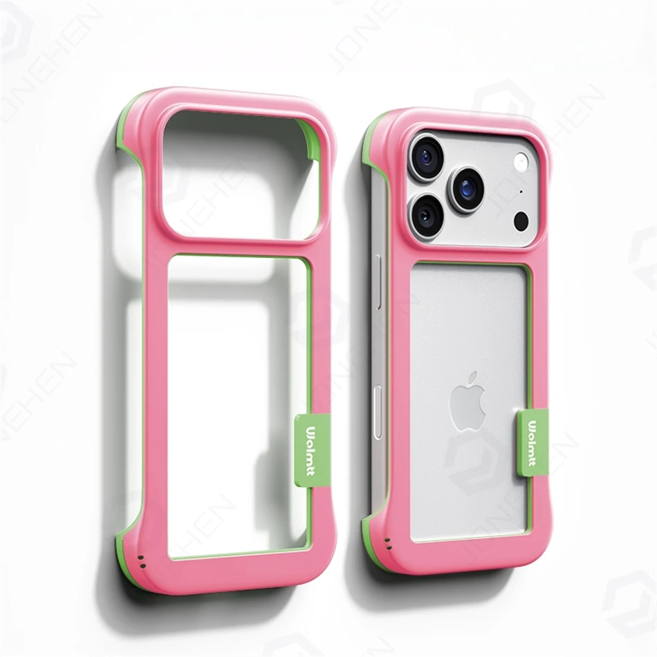Candy Color Shockproof Silicone Bumper Case with TPU Frame