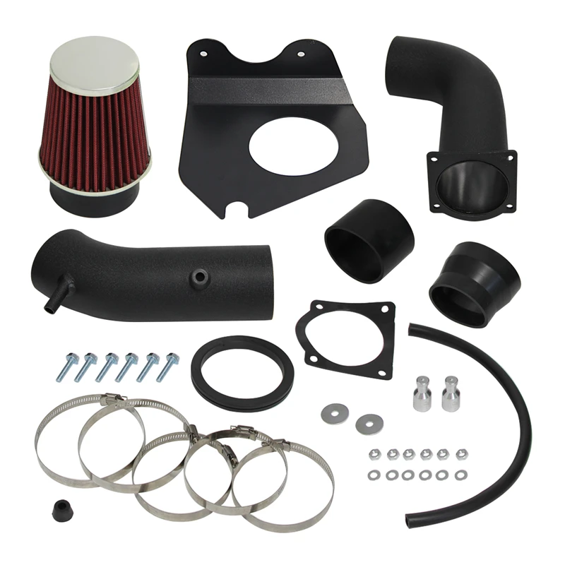Cold Air Intake Pipe Kit & Air Filter Fits For Ford Mustang 3.8L V6 Engine 1999-2004