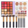 48 Colour Paper Palette Blush Concealer Highlighter Contour Eyeshadow 4-in-1 Set with Makeup Brushes Professional Makeup Set 1