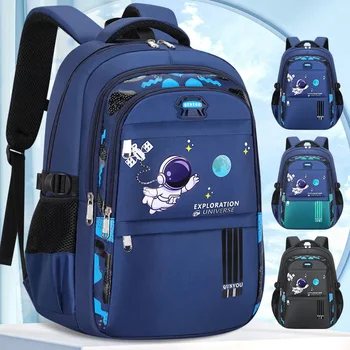 Zaino per Bambini, Borsa Scuola per Ragazzi, Zaino Astronauta Impermeabile, Borsa per Libri Primaria, Mochila Infantil