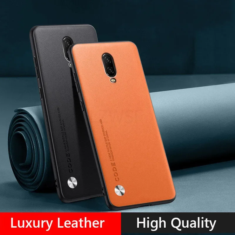 럭셔리 PU 가죽 케이스, 실리콘 충격 방지 휴대폰 케이스, 무광 커버, Oneplus 6 6T 5 5T OnePlus6 OnePlus6T OnePlus5T 용