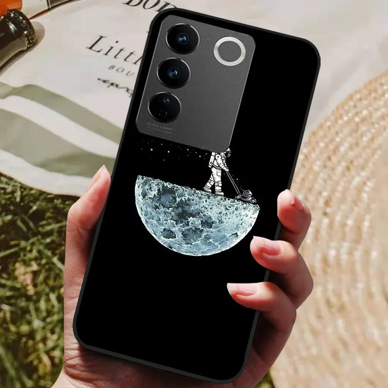 Sleek Black Silicone Phone Case - Durable TPU Protective Cover