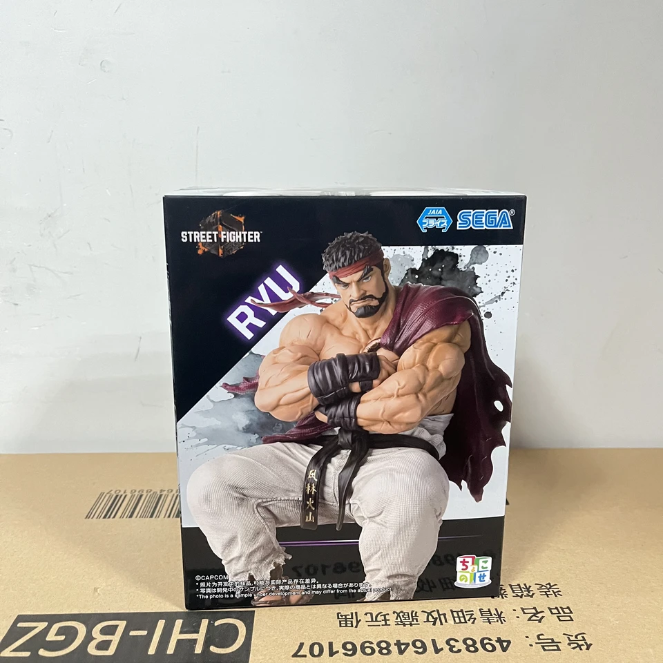 Original SEGA Street Fighter 6 Ryu Hoshi SF Anime Figure Toys PVC