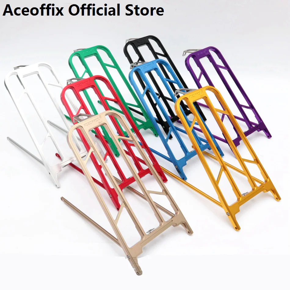 Aceoffix Bike CNC Rack for Brompton Shelf Racks Aluminum Bicycle