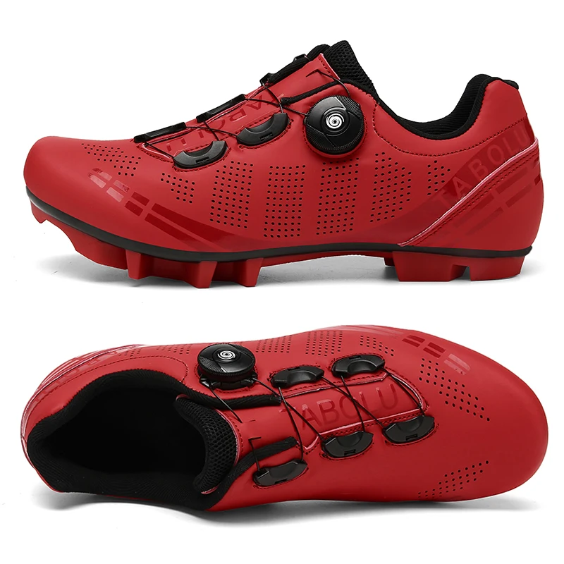 Cycling MTB Shoes Men Sports Self-locking Cleats Road Bike Shoes Racing Flat Speed Sneaker Women Mountain Spd Bicycle Footwear