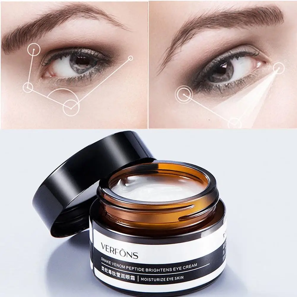 

Anti-Aging Snake Venom Peptide Eye Cream Reduce Dark Circles Eyes Bags Removal Anti Puffiness Fade Fine Lines Wrinkles Skin Care