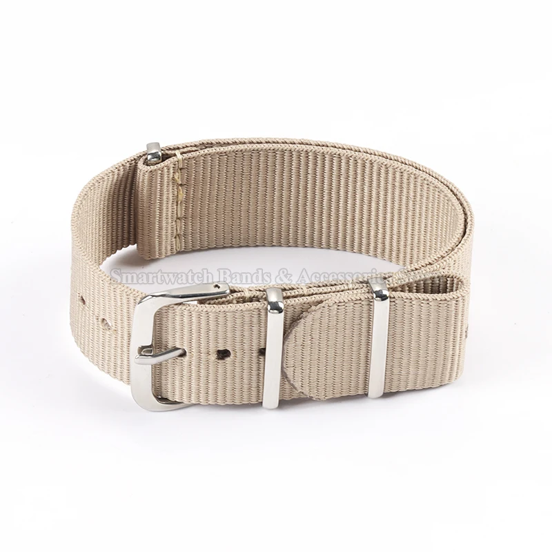 Universal Nylon Canvas Watch Strap – Military Sport Braid Bracelet