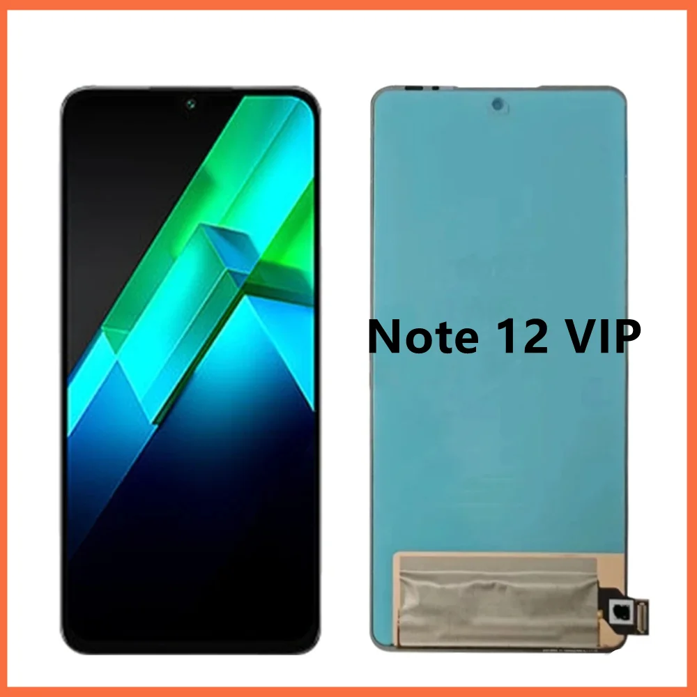 

100% Протестировано для Infinix Note 12 VIP X672 Pantalla Lcd дисплей кодирующий преобразователь сенсорного экрана в сборе Замена для Note12 VIP LCD