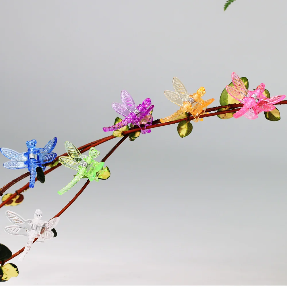 HEMOTON 90 Clip Per Orchidee - Forma Farfalla, Coccinella, Libellula - Accessori Per Giardinaggio, Colori Assortiti - 3
