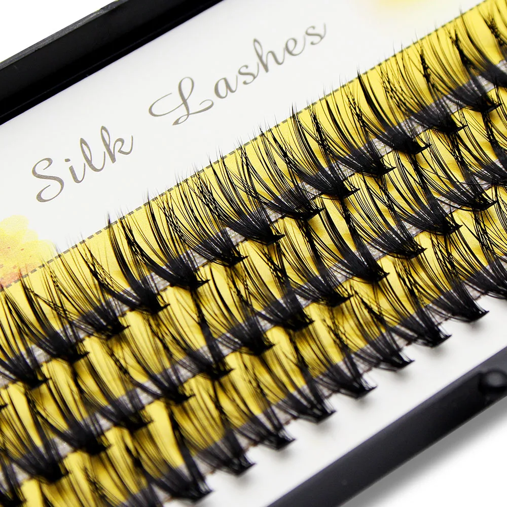 Custom Logo Private Label 20D/30D/40D Individual Eyelash Extension Cluster Mink Eyelashes Professional Flared Lashes Makeup 6