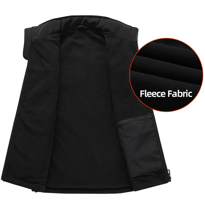 Fleece Heated Vest Men Usb Rechargeable Electric Self Heating Vest Women Warming Heated Jacket Outdoor Hunting Heating Clothing 5