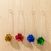 Cat Toy Stick Feather Wand With Bell Mouse Cage Toys Plastic Artificial Colorful Cat Teaser Toy Pet Supplies Random Color 4