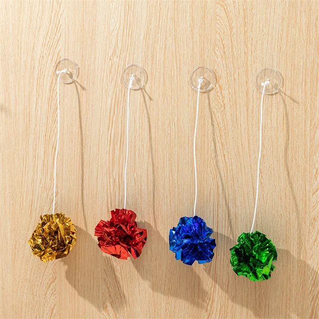 Cat Toy Stick Feather Wand With Bell Mouse Cage Toys Plastic Artificial Colorful Cat Teaser Toy Pet Supplies Random Color 4